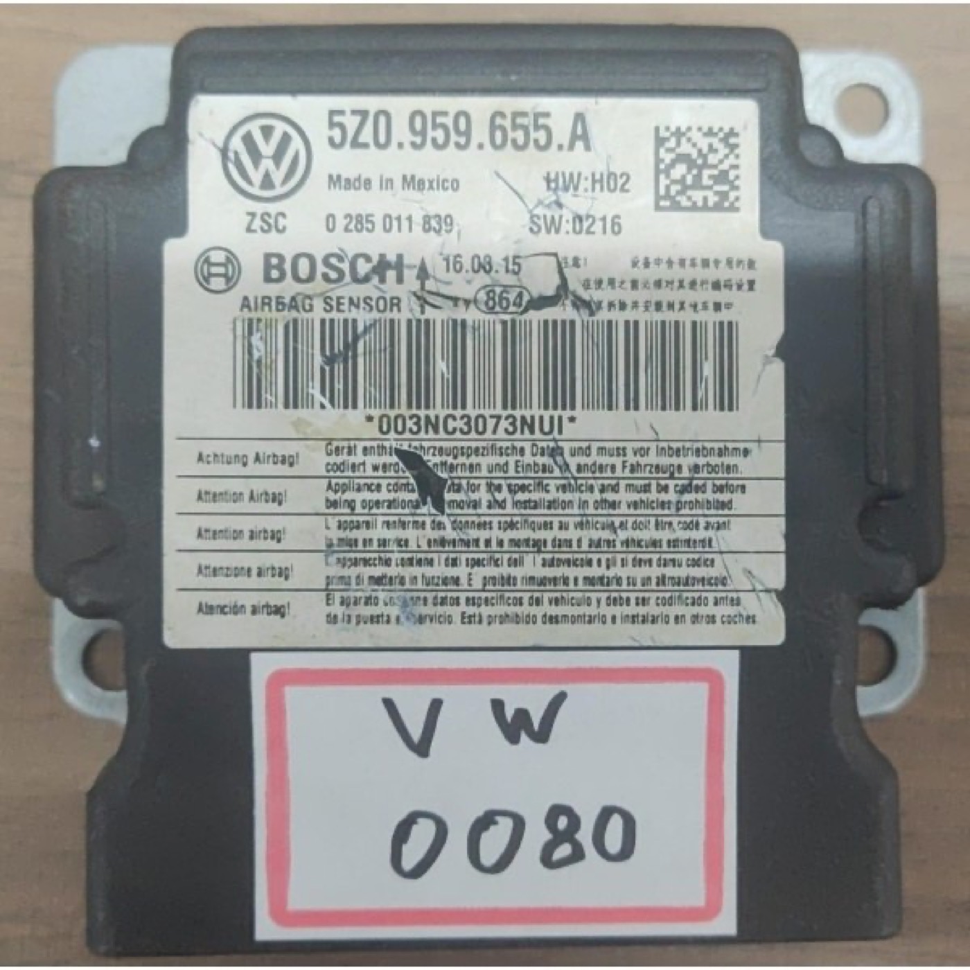 Blok — 5Z0959655A