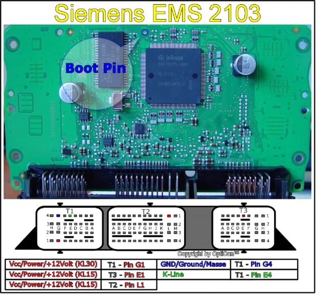 Schemat złącza — EMS 2103