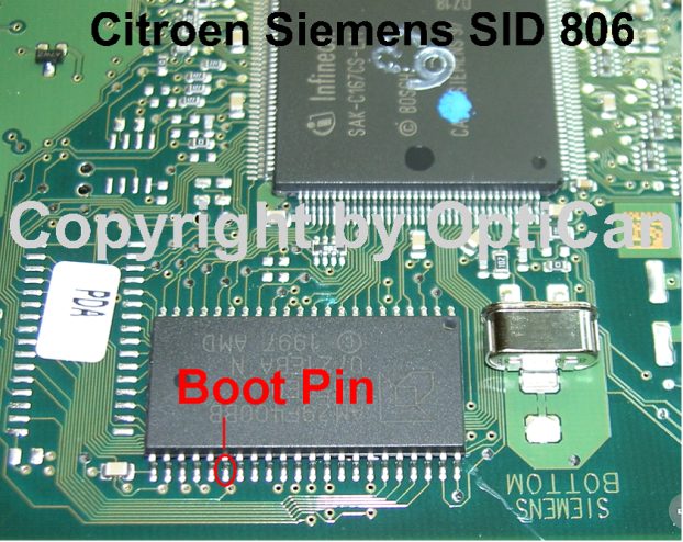 Schemat złącza — SID806