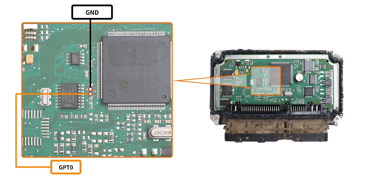 Podłączenie — BOSCH ME7.9.9 BOOT