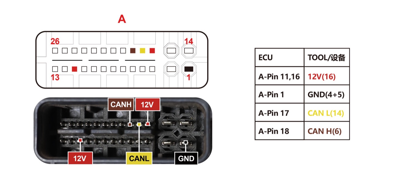 Schemat — TAD701 PINOUT