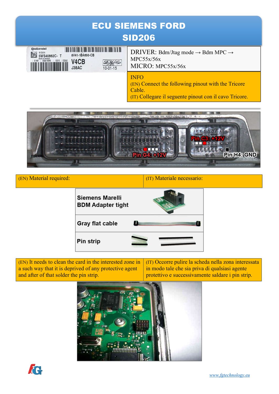 Schemat złącza — MPC55x MPC56x SIEMENS SID206