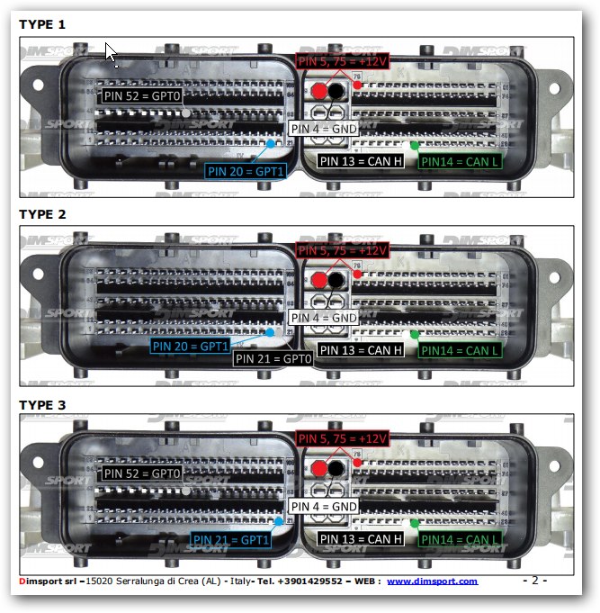 Schemat złącza — BOSCH EDC17C69 IROM TC1793 EGPT FCA