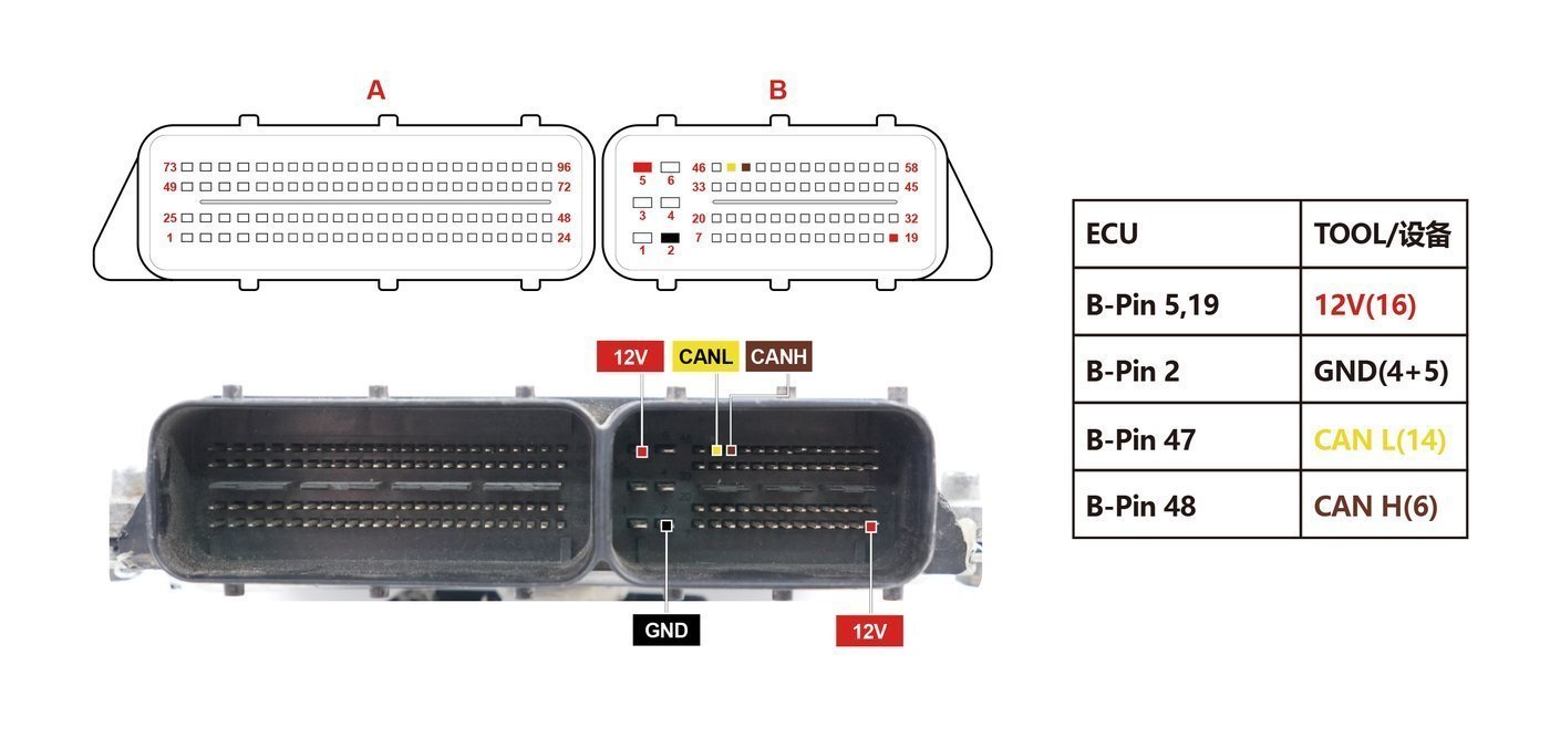 Schemat złącza — BENCH DOOSAN DELPHI DCM3 7AP