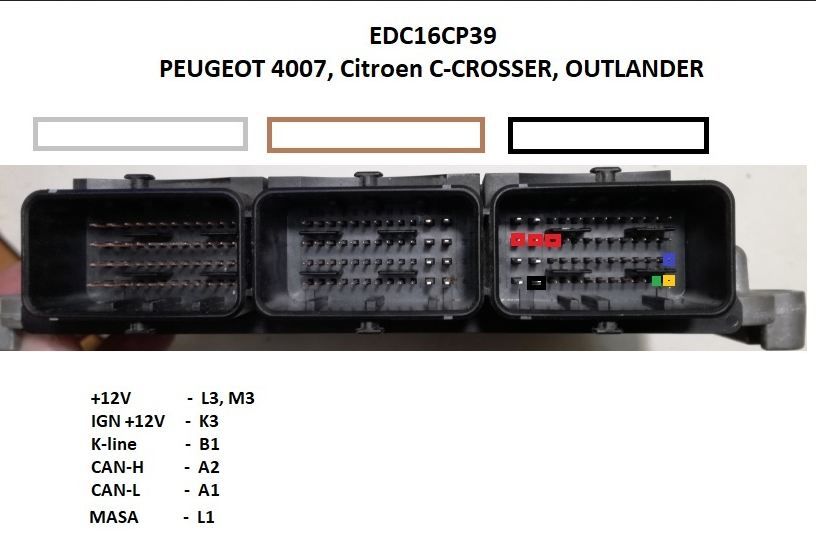 Schemat złącza — EDC16CP39