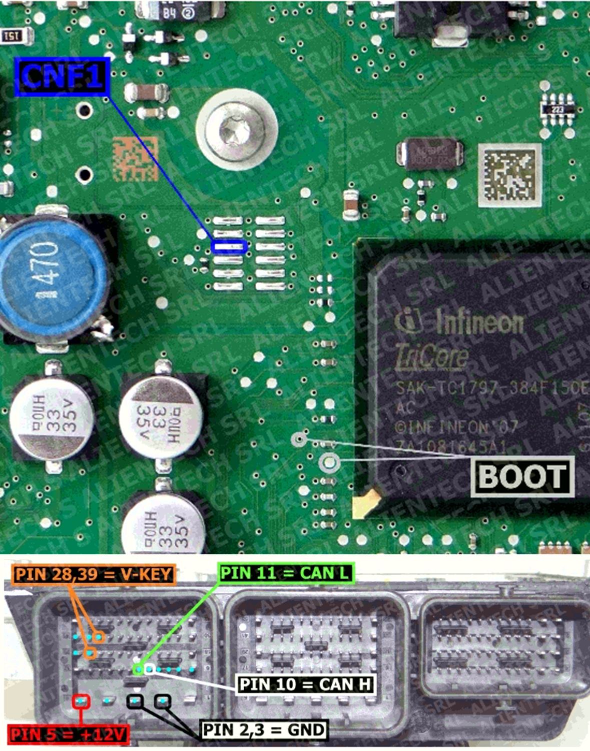 Schemat złącza — SID 209 BOOT